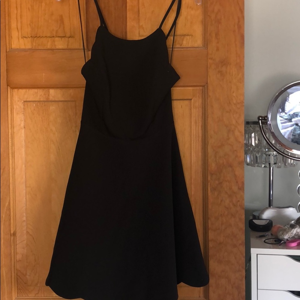 Lulus black scallop dress